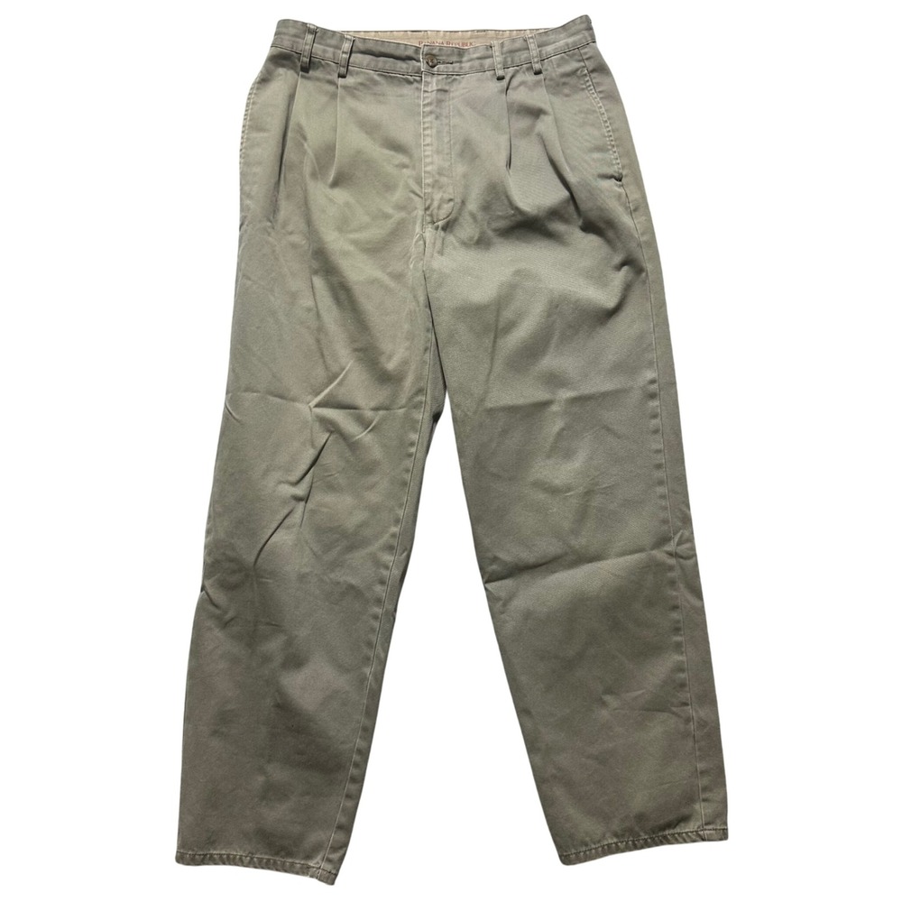 Banana Republic‎ Pleated Khaki Chino Pants Mens 33x30 Casual Everyday Gorpcore